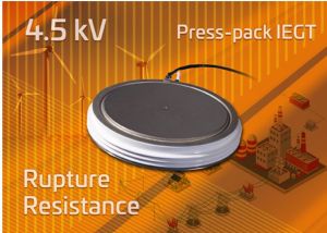 Toshiba développe un IEGT  press-pack  4,5 kV offrant une résistance améliorée à la rupture